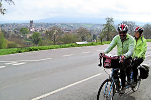 Tandem on Whitcliff Hill