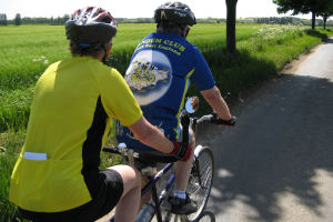 Tandem on the way to Nunwick