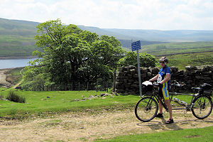 On the north shore of Scar House Reservoir looking towards Angram Reservoir