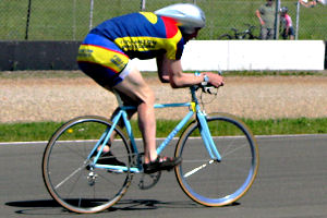 Graeme Obree at Donington Park