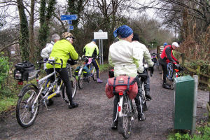 On the Strawberry Line trail