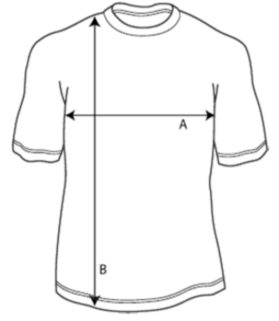 T-shirt dimensions